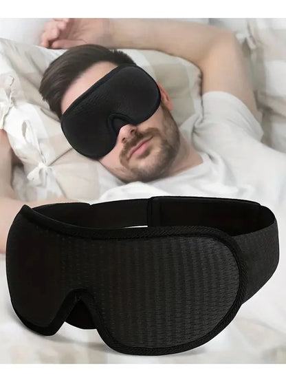 Masque our les yeux respirant 3D pour dormir confortablement Facile à laver Essentiels de voyage